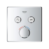 29124000 Grohtherm SmartControl Зовнішня частина термостату для душу на 2 виходи (1 сорт) Grohe фото 1