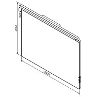 M50AMOX1001SA  INSPIRE V2.0, Дзеркало настінне з LED-підсвічуванням і системою антизапотівання, 100  AM.PM фото 1