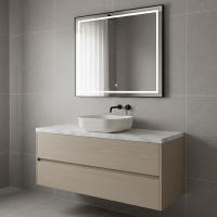 MWLVP1  POOL 1  раковина на стільницю без перелива 42х42, в кольорі panna (білий матовий) (1 сорт) SDR