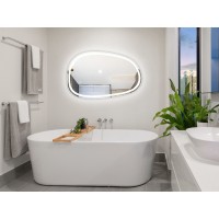 5416090 Style Асиметричне дзеркало 900х600 з LED підсвіткою та тачсенсором (1 сорт) Devit фото 5