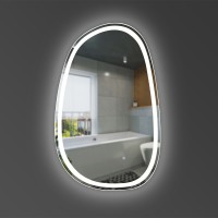 5416090 Style Асиметричне дзеркало 900х600 з LED підсвіткою та тачсенсором (1 сорт) Devit фото 2