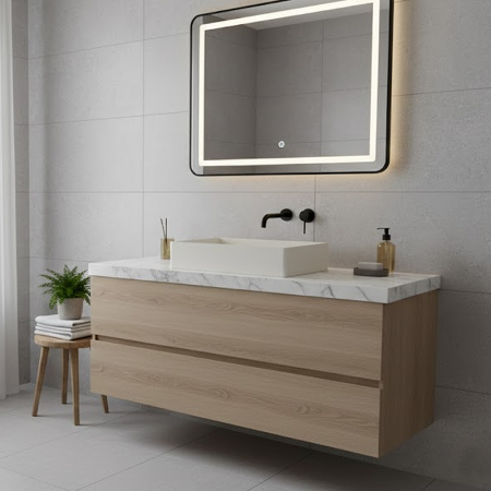 MWLVQ11 QUBE 11 раковина на стільницю без переливу 50х33, в кольорі panna (білий матовий) (1 сорт) SDR