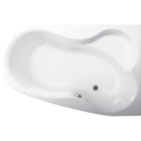 VPBA163MEL3PX-04 Melite Ванна 160x105 правостороння з панелю VPPP16009FP3 +VPSET007 ніжки, біла (1 с VAGNERPLAST фото 1