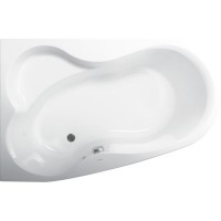 VPBA163MEL3LX-04 Melite Ванна 160x105 лівостороння з панелю VPPP16009FP3 +VPSET007 ніжки, біла (1 со VAGNERPLAST фото 1