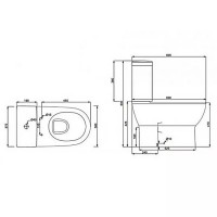 3110121 FRESH Чаша до компакту безобідкового + тонка кришка soft-close, quick-fix (1 сорт) Devit фото 2