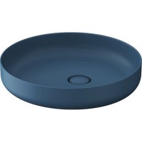 266146HB79 Vitrium Раковина накладна діаметр 460 з 1 отв. для змішувача,без переливу,Blue Matt (1 со DURAVIT