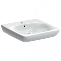 501.461.00.7 Selnova Comfort Умивальник 55см для людей з обмеженими фізичними можливостями, з 1 отв. Geberit