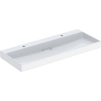 505.049.00.1 Geberit  One Раковина з горизонтальним випуском 120см, отв. під зміш. зліва і справа, б Geberit