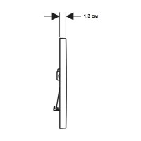 115.660.DW.1 Sigma01 square Клавіша змиву, подвійний змив, чорний глянець (1 сорт) Geberit фото 2