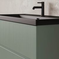 131769 VORA Тумба 80см,  2 шухляди, mineral green (1 сорт) ROYO фото 4