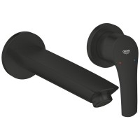293382433 Eurosmart Зовнішня частина змішувача для раковини на 2 отвори M-Size, чорний матовий (1 со Grohe