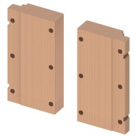 9042008 Панель дерев'яна, для встановлення підтримувальних поручнів (1 сорт) Tece фото 1