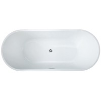 18002102 STYLE Ванна акрилова окремостояча 180x80 см, біла глянцева (1 сорт) Devit фото 3