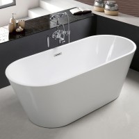 18002102 STYLE Ванна акрилова окремостояча 180x80 см, біла глянцева (1 сорт) Devit фото 2