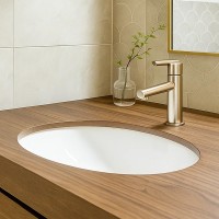 1611137 OVALE Раковина під стільницю 555х420х205, білий (1 сорт) Devit