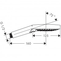 26530140 Raindance Select S 120 3jet Ручний душ (1 сорт) HANSGROHE