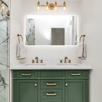 5251200 ACQUA Дзеркало 1200x700 закруглене, з тачсенсором та LED підсвідкою (1 сорт) Devit фото 4