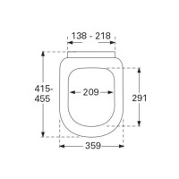 9M55S101 (9955S101) SUBWAY Кришка (1 сорт) VILLEROY  BOCH фото 1