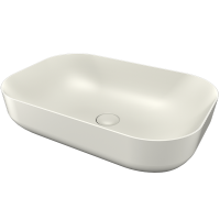 MWLVP2  POOL 2 раковина на стільницю без перелива 62х42, в кольорі panna (білий матовий) (1 сорт) SDR фото 1