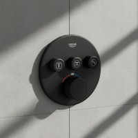 29508KF0 Grohtherm SmartControl Зовнішня частина термостату прихованого монтажу на 3 споживачі, чорн Grohe фото 5