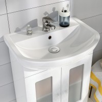 K667-024 Умивальник меблевий ARTECO 55 з отвором для змішувача (картон) (1 сорт) MITO фото 3