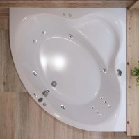 Ванна акрилова WGTRialto GARDA 140x140х58, колір білий глянець (1 сорт) WGT фото 2