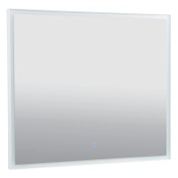 27310 Luce Дзеркало 80*70 см з підсвіткою (сенсор), колір білий (1 сорт) Аква Родос
