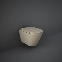 RST23514A FEELING Унітаз підвісний,  Rimless, Matt Cappuccino (1 сорт) RAK Ceramics