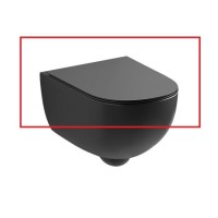 005 712 013 PIN Сидіння з кришкою дюропласт, система SoftClose, колір антрацит мат (1 сорт) NIC Design фото 1