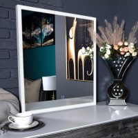 27309 Luce Дзеркало 60*70 см з підсвіткою (сенсор), колір білий (1 сорт) Аква Родос фото 8