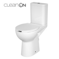 K100-387 ETIUDA Унітаз-компакт 593 CleanOn 011 3/6 л без сидіння (1 сорт) CERSANIT-С Україна фото 1