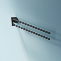 A85A32622  X-Joy Подвійна вішалка-вертушка для рушників чорний (1 сорт) AM.PM фото 5