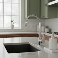 11250010 FRAME Змішувач для кухні, хром (1 сорт) Primera фото 2