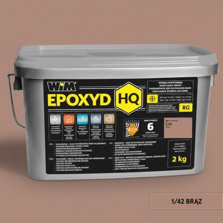 Зат WIMEPOXYD HQ 1/42 2кг  коричн (1 сорт) WIM