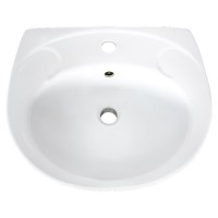 K44-137 EKO 2000 Раковина 50 з отвором для змішувача, білий глянець (плівка) (1 сорт) MITO фото 1