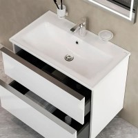 MTA-FHX0802WG-WCC0802WG X-Joy S, База з раковиною, підвісна, 80 см, 2 ящика, біла, глянець (1 сорт) AM.PM фото 5