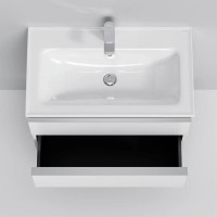 MTA-FHX0802WG-WCC0802WG X-Joy S, База з раковиною, підвісна, 80 см, 2 ящика, біла, глянець (1 сорт) AM.PM фото 2