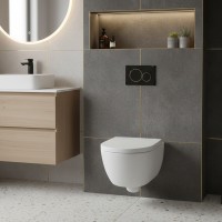 502.939.00.1 Modo Комплект підвісного унітазу, закруглена форма, без обідка, прих.кріплення, з кришк Geberit промо фото 4