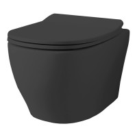 TEV006 17;00 TEN Підвісний безобідковий унітаз, чорний матовий (1 сорт) ArtCeram фото 2