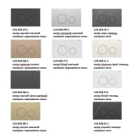 115.628.14.1 Sigma40 round Клавіша змиву, подвійний змив, нержавіюча сталь, колір чорний матовий (1  Geberit фото 3