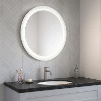 10443 Дзеркало Омега R-line D-80, з  підсвіткою КРУГЛЕ (1 сорт) Аква Родос фото 5