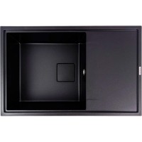 7950 GALANS  Кухонна мийка гранітна 790*500*200, чорна матова (1 сорт) Valeso