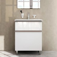 MTA-FSX0652WG-WCC0652WG X-Joy S, База з раковиною, на підлогу, 65 см, 2 ящика, біла, глянець (1 сорт AM.PM фото 5