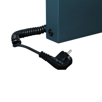 1267 Рушникосушка DEWEIT-Whole Wall 1250*290 з функцією обігріву, антрацит мат (1 сорт) Deweit фото 4