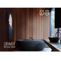 1267 Рушникосушка DEWEIT-Whole Wall 1250*290 з функцією обігріву, антрацит мат (1 сорт) Deweit фото 8