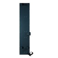 1267 Рушникосушка DEWEIT-Whole Wall 1250*290 з функцією обігріву, антрацит мат (1 сорт) Deweit фото 7