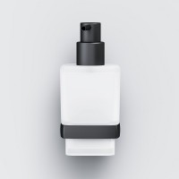 A9036922 Gem, Cкляний диспенсер з настінним тримачем, чорний мат (1 сорт) AM.PM фото 3