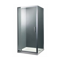 SHRC56906 FRAME Душова кабіна, розпашна - 90*90 реверсивна - хром/прозоре скло(1уп) (1 сорт) Primera