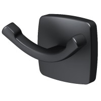 A9035622 Gem, подвійний гачок для рушників, чорний мат (1 сорт) AM.PM