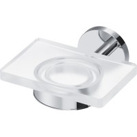 A85A34200 X-Joy, Скляна мильниця з настінним тримачем, хром (1 сорт) AM.PM